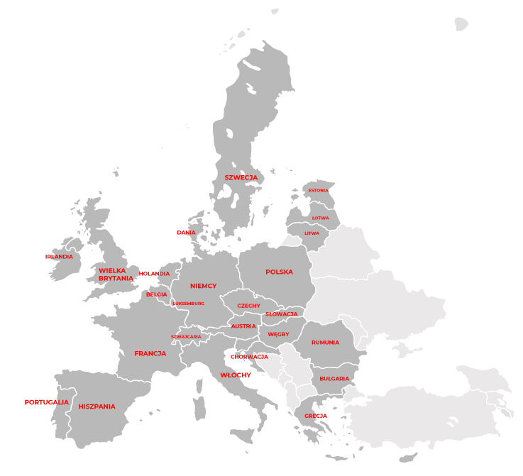 mapa europy